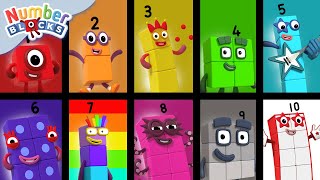 Learn to read numbers  Learn to count 1 to 10  Numberblocks [upl. by Oirelav]