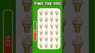 FIND THE ODD EMOJI OUT by Sportting The Difference 725 💥  Odd One Out Puzzle [upl. by Imalda]