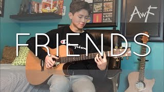 Friends  Marshmello amp AnneMarie  Cover Fingerstyle guitar [upl. by Mikes]