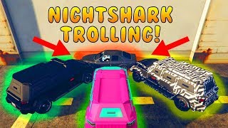 NIGHTSHARK TRAP TROLLING GTA FUNNY MOMENTS [upl. by Ladnek]