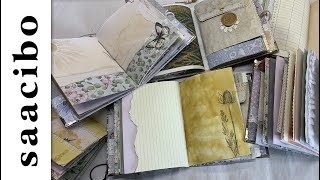 EP 6 Junk Journal Embellishing Ideas  Mass Making Small Junk Journals [upl. by Tollman]