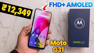 MOTO G31 Unboxing  First Sale Unit  FHD AMOLED 😍  Helio G85  5000mAh Battery [upl. by Schell]