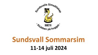 Sundsvall Sommarsim 2024  Pass 4 [upl. by Eicul]