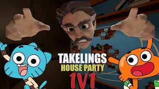 I 1v1 MY BROTHER IN TAKELINGS HOUSE PARTY Takelings house party 1v1 [upl. by Rhines83]