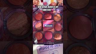 Swatches of the NEW Kosas Blush is Life 💗 kosasblush kosasblushislife [upl. by Kele853]