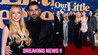 Lindsay Lohan and Husband Bader Shammas Share RARE Red Carpet Date Night [upl. by Notxap]