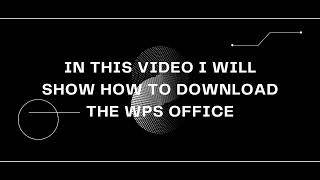 how to download the wps office in WIN11107 [upl. by Eri]