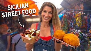 The ULTIMATE Sicilian STREET FOOD TOUR in Palermo Italy  Sicily with a local [upl. by Ori]