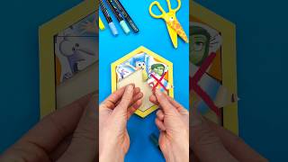 Solving Paper Craft Puzzle by Inside Out 🧩insideout2 insideout papercraft puzzle puzzles diy [upl. by Let815]