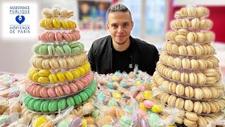 ON RÉALISE 10 000 MACARONS et ON LES DISTRIBUE aux Hôpitaux et Personnes Sans Domiciles Fixes [upl. by Elocn]