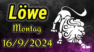 horoskop Löwe Montag 16 September 2024 [upl. by Judsen]