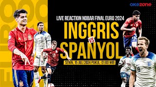 LIVE REACTION Spanyol Vs Inggris  EURO 2024 [upl. by Leong]