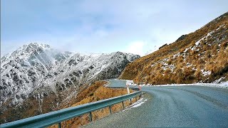 Road to Remarkables Mt Queenstown New Zealand [upl. by Asiulana]