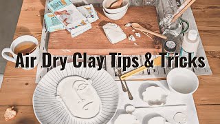 BEST AIR DRY CLAY TIPS AND TRICKS FOR BEGINNERS helpful [upl. by Aicilehp]