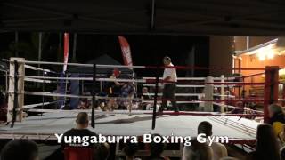 Cohan Lockett vs Oliver Hanson  Yungaburra Boxing Gym video [upl. by Nicram]