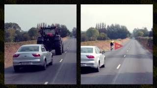 Overtaking a Cyclist Vs Overtaking a Tractor  Stayin Alive at 15 [upl. by Lesh896]