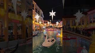 Venetian style Christmas at Venice Grand Canal Mall McKinley Hill christmas venicegrandcanalmall [upl. by Kimitri]