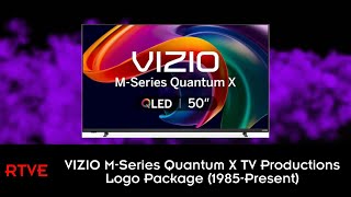 VIZIO MSeries Quantum X TV Productions Logo Package 1985Present [upl. by Aanas376]