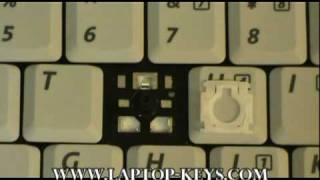 Replacement Keyboard Key Compaq Repair Guide [upl. by Hcahsem]