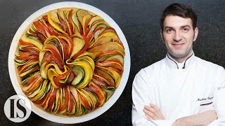 La Ratatouille in un 3 stelle Michelin francese con Martino Ruggieri  Alléno au Pavillon Ledoyen [upl. by Sikata]