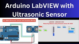 LabVIEWArduino How to connect HCSR04 ultrasonic sensor with LabVIEW [upl. by Aisanahta961]