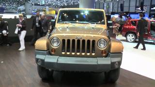 Salão de Genebra Jeep Wrangler 70th Anniversary Edition 2011 [upl. by Fabyola927]