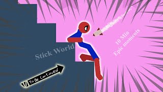 10 Min Best falls  Stickman Dismounting funny and epic moments  Like a boss compilation 402 [upl. by Bram]