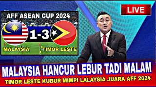 🔴SANGAT PUAS LIATNYA‼️Malaysia Hancur Lebur Tadi Malam Dibuat Timor Leste Aff Asean Cup 2024 [upl. by Philipa]