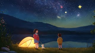 quotGlowing Stars Abovequot  Soothing Good Night Song for kids [upl. by Ttihw]