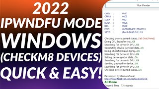 Get Checkm8 Devices to PwnedDFU Mode Windows1011  iPwnDFU Windows 1011  iPwnDFU iOS 15  2022 [upl. by Pik]