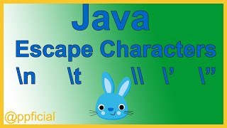 Java Escape Characters  Newline Backslash Single and Double Quote Escape Sequences  Java Tutorial [upl. by Pickard]