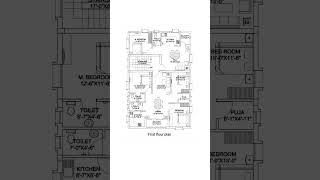 35x53 house plan south facing 1872 sqft homeplan housedesign home shorts [upl. by Alwyn]