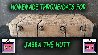 Homemade Jabba the Hutt ThroneDais for Star Wars The Black Series [upl. by Haliek966]