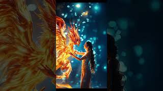 The woman performs a fusion with the phoenix on AGT americasgottalent magic [upl. by Hime]