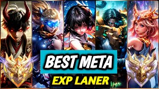 10 BEST META EXP LANE HEROES 2024  Mobile Legend Tier List [upl. by Packston]