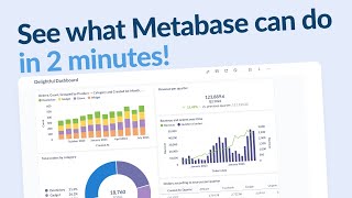 See what Metabase can do in 2 mins [upl. by Bo]