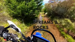 Streams amp Rocks  Paradise  WR250R  DualSport  2 Wheel Love 184racing [upl. by Arrik915]