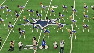 2024 Dallas Cowboys Cheerleaders pregame performance thunderstruck dance 91524 vs new Orleans [upl. by Kciredes]