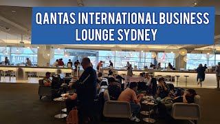 Qantas Sydney International Business Lounge [upl. by Annahsit]