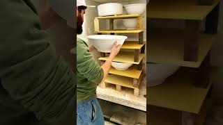 Behind the Scenes  Pottery Making shorts sink ceramic pottery [upl. by Egwin]