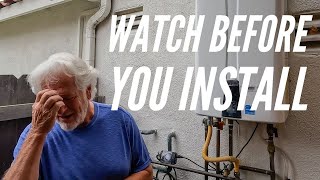 7 Mistakes When Installing an On Demand Water Heater tankless water heater [upl. by Oinotnas]