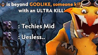 TECHIES MIDUSELESS This Game will change his mind about techies [upl. by Elocim]