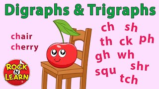 Digraphs and Trigraphs  Fun Phonics Songs  Rock ’N Learn [upl. by Trub152]