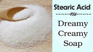 Stearic Acid in soap  What is it Why we use it Where to find it [upl. by Yetnom849]