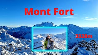 Mont Fort 3328m Off Piste Verbier Switzerland [upl. by Naneek]