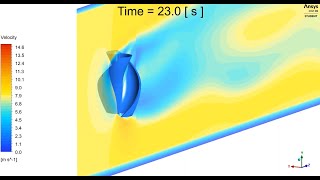 Ansys Fluent Helical Savonius Wind Turbine Using Dynamic Mesh [upl. by Lenette]