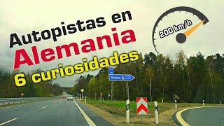 Autopista en Alemania  6 curiosidades  ir a 200 kmh y sin peaje [upl. by Robenia]