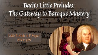 Teaching Bachs Little Prelude in F Major BWV 928 [upl. by Nivets]