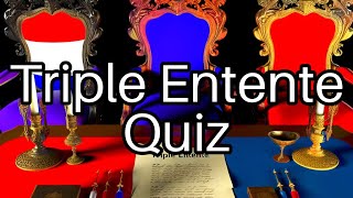 Test Your Knowledge 🤔 Triple Entente Facts that Will Surprise You [upl. by Francesco]