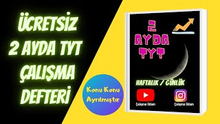 2 Ayda TYT Bitirme Programı  YKS [upl. by Tnomyar]